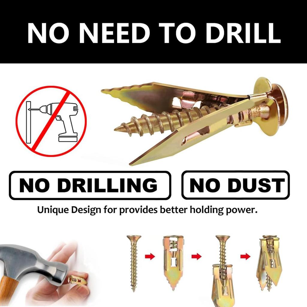 Самонарезающие анкерные винты, Самонарезающие анкеры из плакированной стали, Самонарезающие анкеры для гипсокартона с винтами