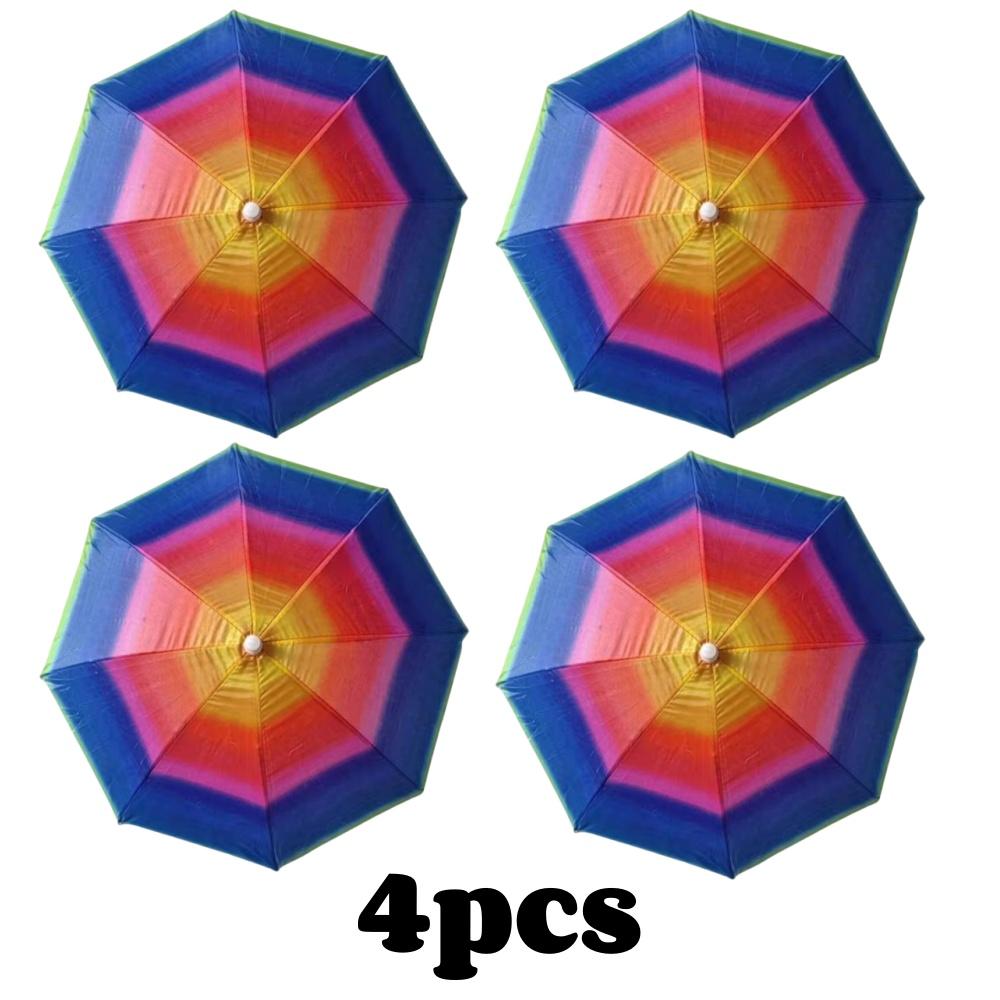 Складной головной убор, зонт, портативная водонепроницаемая рыболовная шляпа 55 см, бесконтактная дождевая шляпа для походов, кемпинга, камуфляжный зонт для взрослых