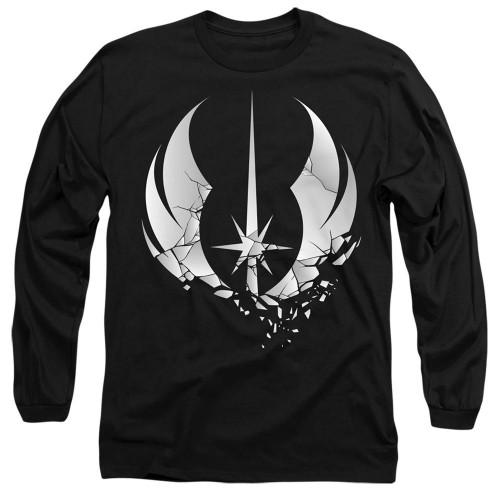 Star Wars Unisex Adult Jedi Obi Wan Kenobi Shattered T-Shirt
