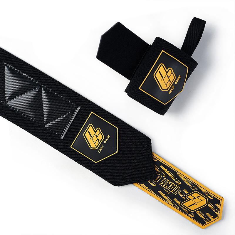 1 пара профессиональных напульсников, поддержка запястья, бандаж, экстра-прочность, для тяжелой атлетики, кистевые бинты, повязка, фитнес, тренировки в зале