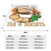 Плед-одеяло Rich Tea Мягкое теплое фланелевое покрывало для кровати Гостиной Пикника Путешествий Дома Дивана