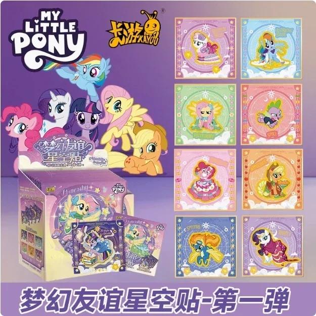KAYOU Genuine My Little Pony Card 3D Photo Frame Stand Adventure Edition Badge Color Paper Anime Collectible Cards Toys Gifts