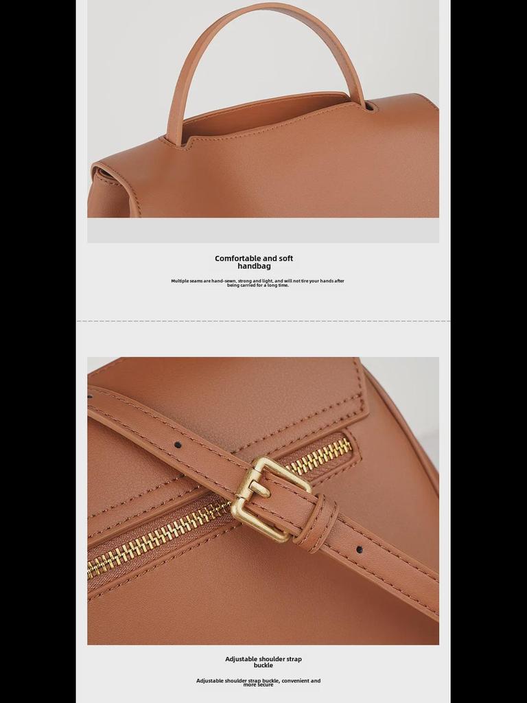 Women's Genuine Leather Large Capacity Handbag - Versatile Cowhide Messenger Shoulder Tote