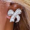 Xiaomi Huitan Bowknot Shaped Women Stud Earrings Inlaid Shining CZ Fashion Wedding Party Accessories Daily Versatile Elegant Jewelry