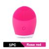 Silicone Facial Cleansing Brush Electric Face Clean Device Facial Massager Skin Care Sonic Vibration Deep Pore Cleaning Brush