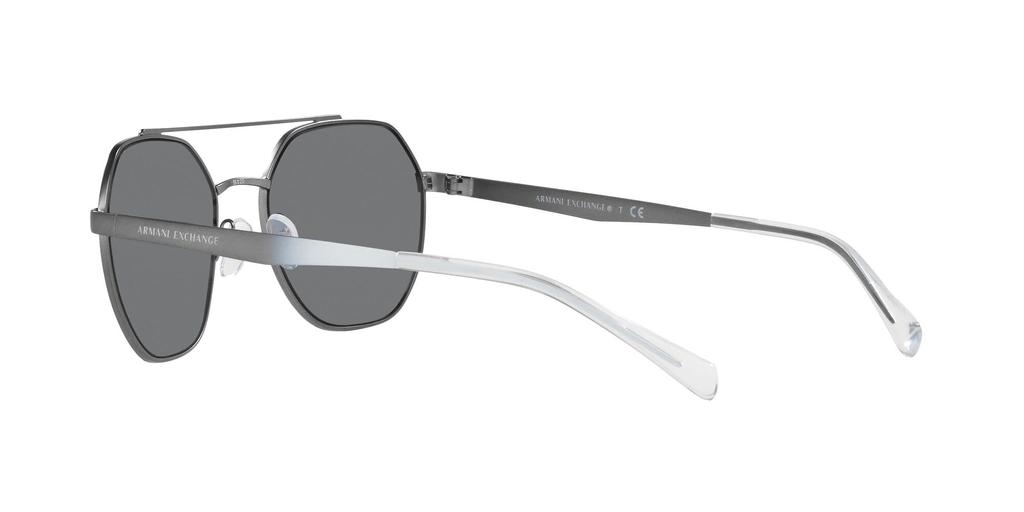 Солнцезащитные очки AX2041S Матовые синие зеркальные линзы 56 [Armani Exchange] Графитовый/Синий