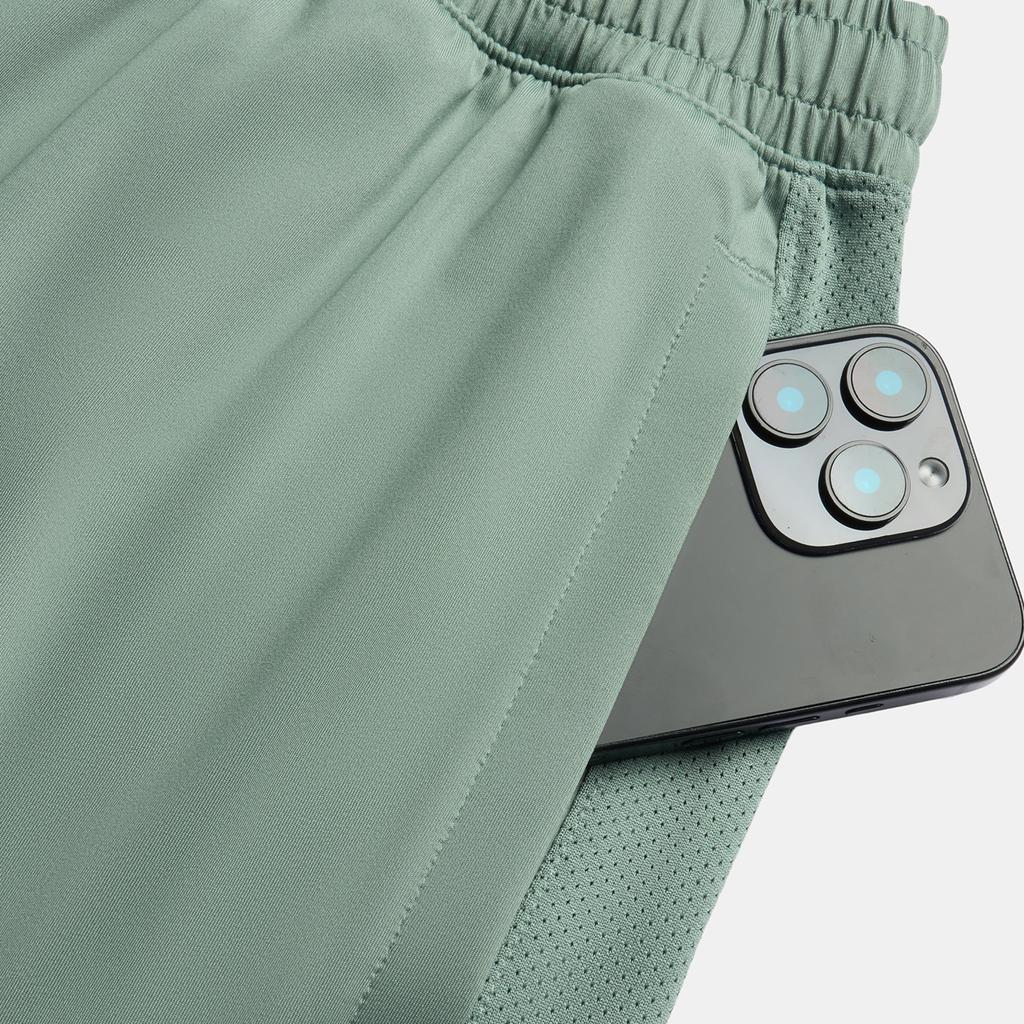 Under Armour MK-1 Вязаные Дышащие Удобные Повседневные Свободные Спортивные Шорты для Фитнес-Тренировок Мужские шорты Лайм-Зеленый 6010757-348