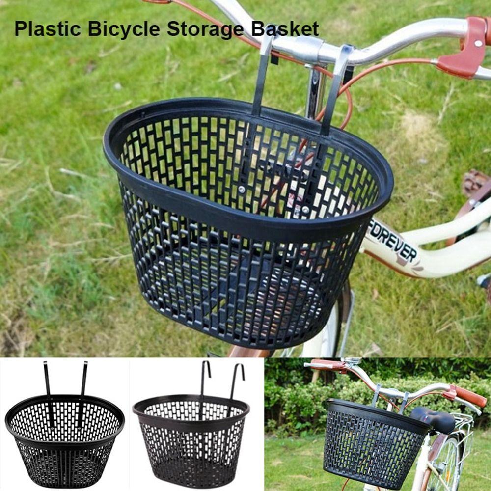 Multicolors Bicycle Storage Bag Plastic Student Front Basket  Rear Cycling Accessories