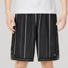Nike Полосатые баскетбольные беговые тренировочные дышащие свободные повседневные шорты на шнурке, мужские шорты черного цвета DX0254-010