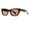 Garrett Leight Webster Sun Bordeaux Cat Eye Unisex Sunglasses 2138 Msto Bor 49