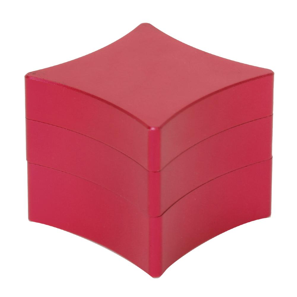 Universal Metal Snooker Pool Billiard Cue Tip Tips Table 3 Section Chalk Box Holder Accessoryred