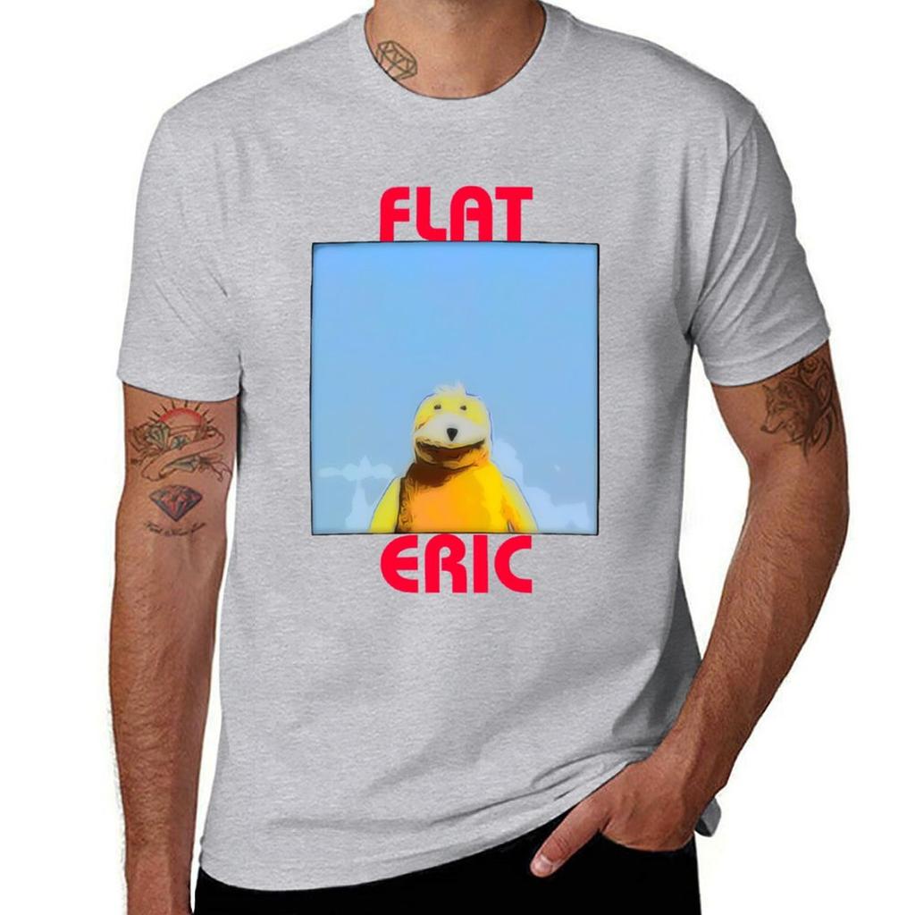 Футболка Flat Eric смешные костюмы спортивные фанаты кроссвит футболка мужская приталенные футболки для мужчин