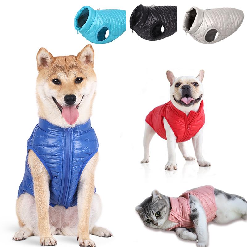 Dog Puppy Pet Warm Insulated Padded Coat Thick Winter Puffer Jacket Clothes
