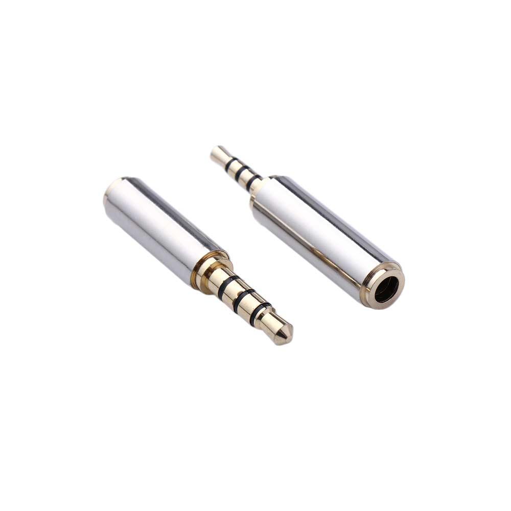 mm Plug Male to Female 2.5 mm to 3.5 mm Audio Connector Audio Plug Audio Adapter Earphone Amplifier