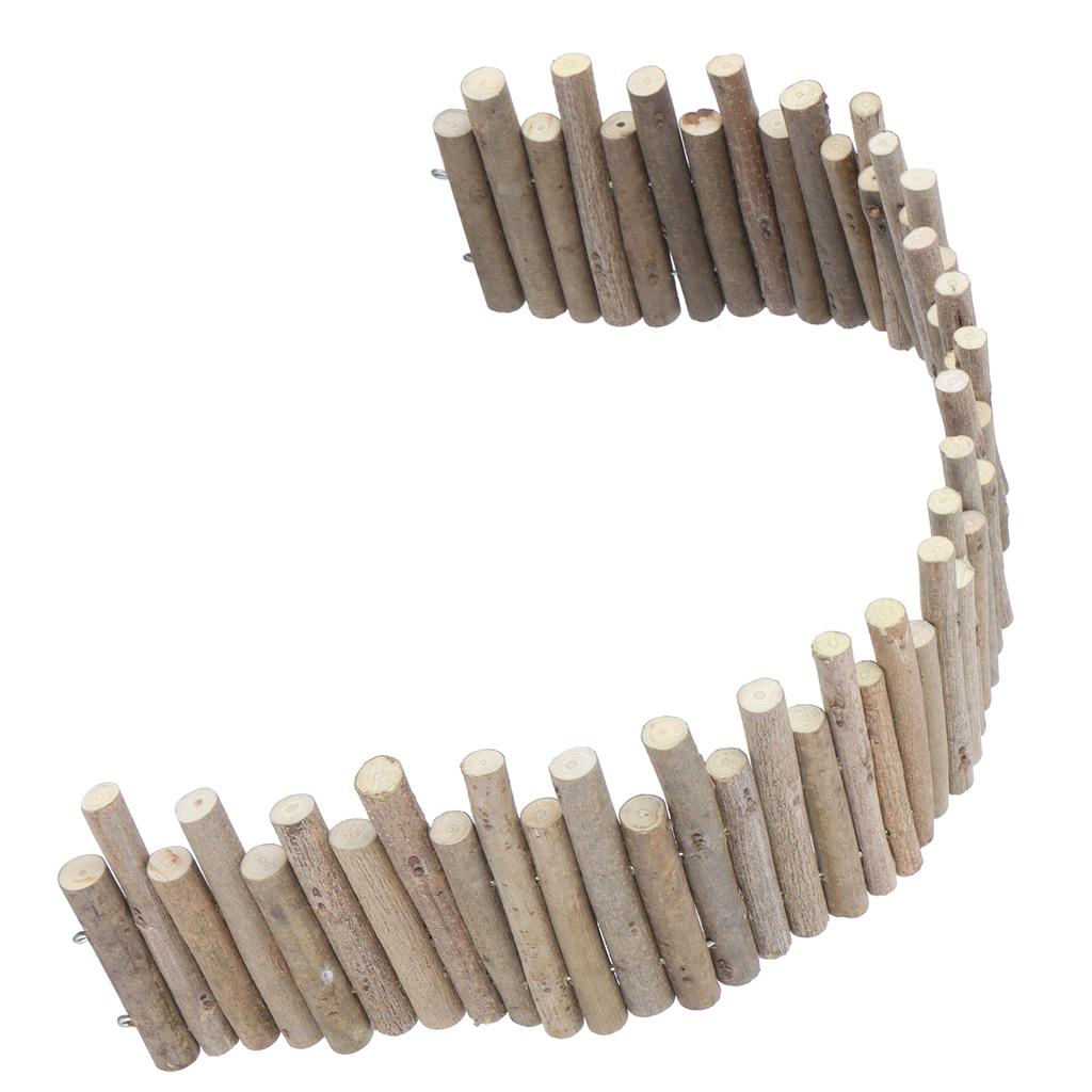 Hamster Wooden Fence Rat Ladder Bridge Toy Wood Ladder Natural Hideout for Small Animals