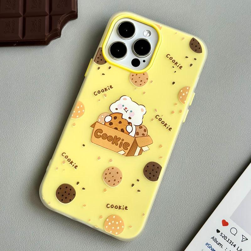 Мультяшный силиконовый чехол Zhitai для iPhone 11 до 15, XS, 12, 14 Pro Max - Женская коллекция