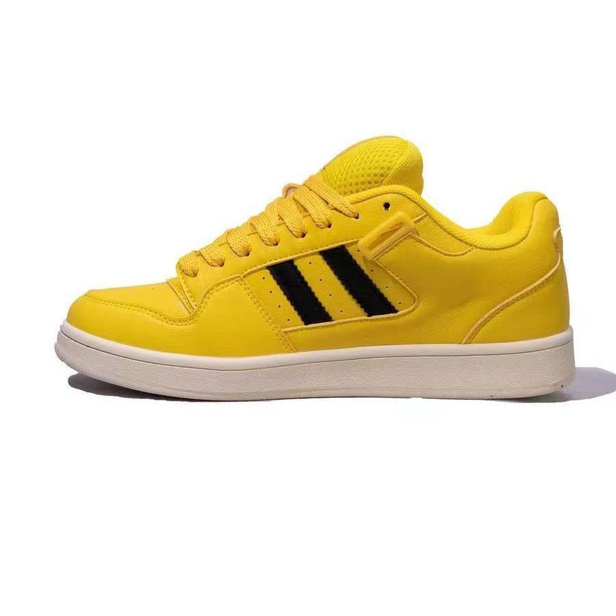 2024 летние новые китайские желтые туфли Chubby Bread женские популярные универсальные повседневные спортивные туфли для скейтбординга Guochao