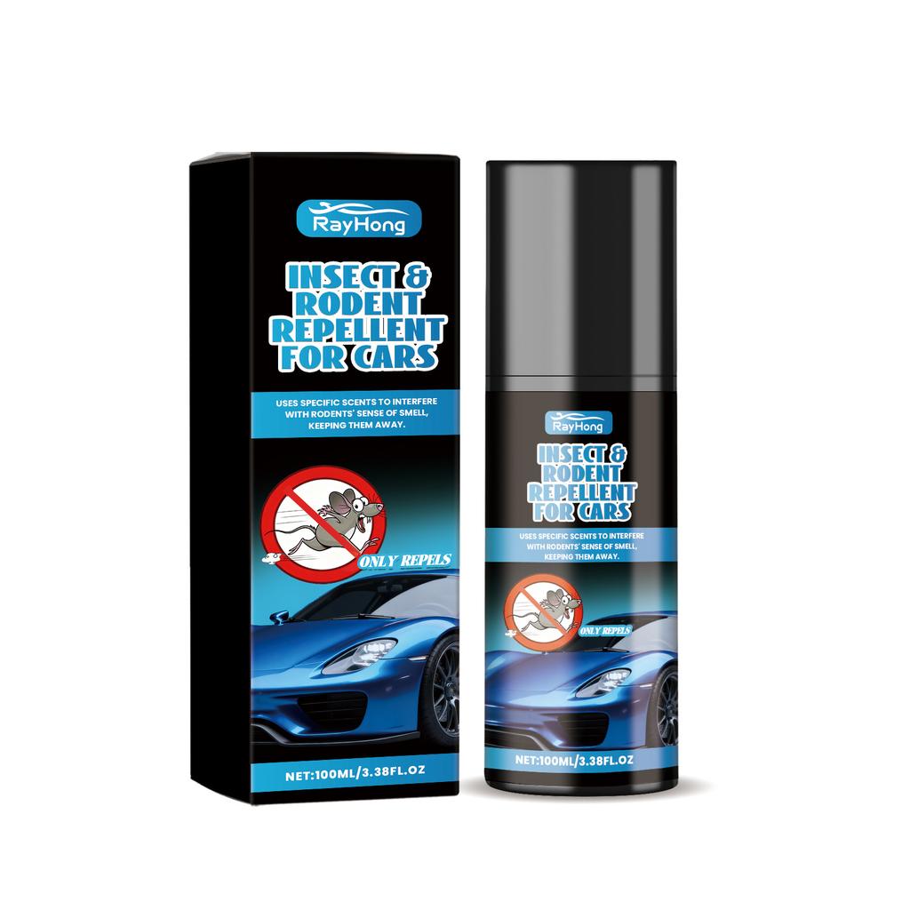 RAYHONG Car Rodent Repellent Spray Daily Outdoor Portable Mouse Deterrent for Vehicle Protection