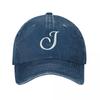 Trendy Letter J Initial A to Z Alphabet Baseball Cap Sun Hat For Children Dropshipping summer hat New Hat Luxury Women Unisexs