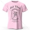Мужская футболка Bad Vibes Letter Lovely Printed T-Shirt 100% Cotton Oversize Street Graphic Tees для мужчин и женщин, летние топы