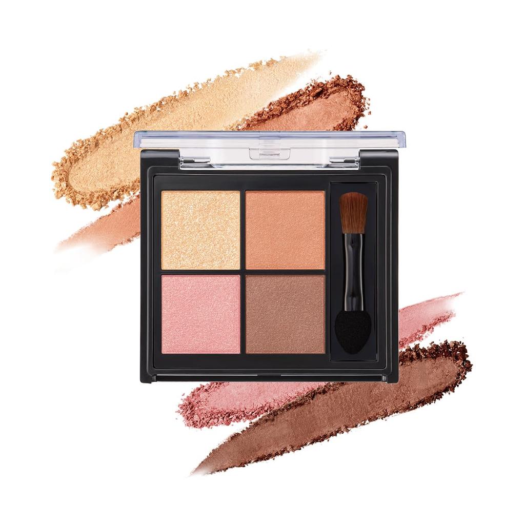 Kiss Me FERME Styling Eye Palette 02 Apricot Bijou Eye Color Palette Clear Color - Glossy,