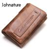 Genuine Leather Casual Hasp Solid Color Clutch Wallets Key Case Multifunction Men Short Tri-fold Coin Purse