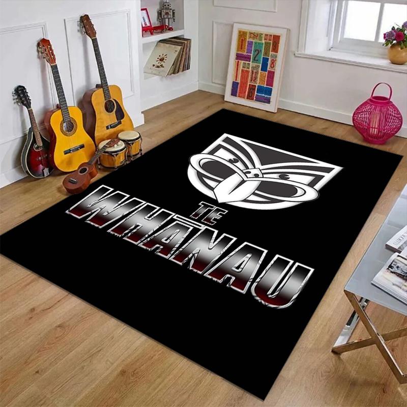 New Zealand Warrior Polyester Carpet, Soft Indoor Mat for Office Chair, Living Room, Computer Desk - Decorative Home Office Rug Design