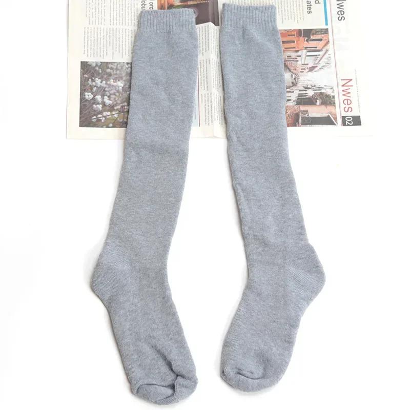 Winter Men Long Socks Knee High Solid Business Soft Elastic Party Dress Formal Gentleman Stocking Keep Warm Thickened Calf Socks