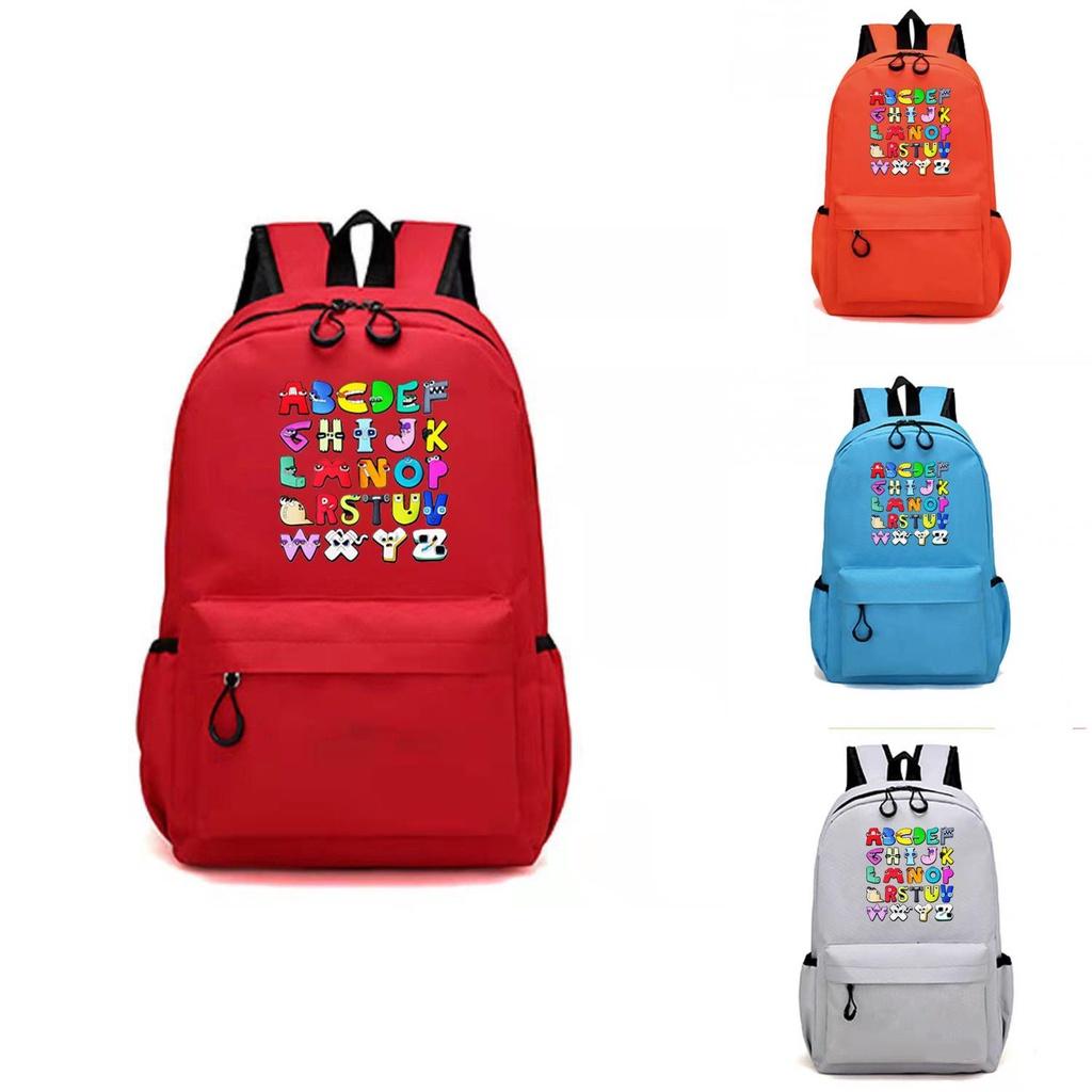 Cartoon-themed Alphabet Lore Backpack For Kids