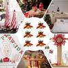 Рождественские украшения Колокольчики Маленькие металлические ornaments С бантами Рождественский венок Золотые колокольчики Для дома Офиса Школы Балкона Входа