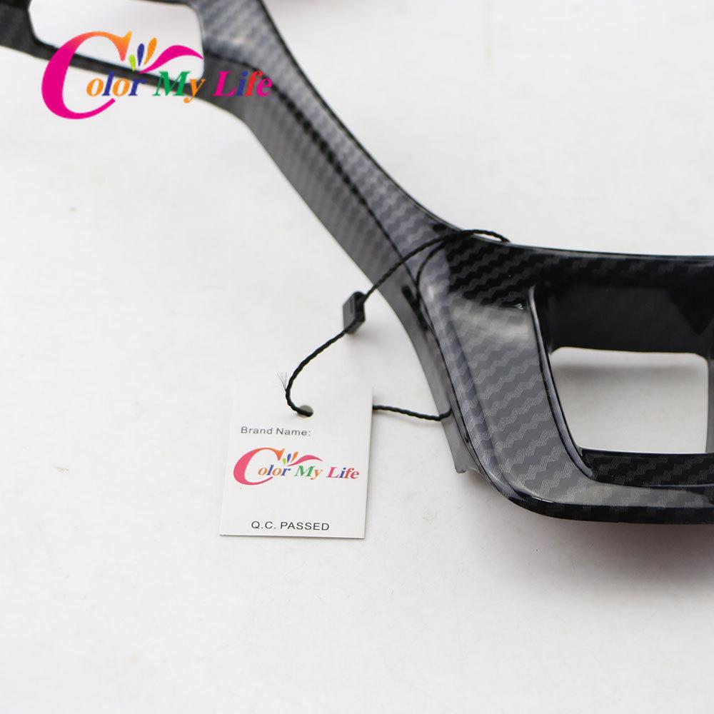 Цвет My Life Автомобильный руль, кнопка, панель, накладка для Volkswagen VW Tiguan MK2 Golf 7 Polo T-Cross T-Roc Jetta