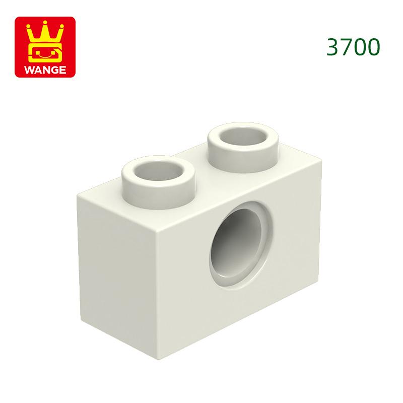 125 шт./лот 3700 1x2 1 отверстие Строительные блоки MOC DIY Аксессуары Совместимые с Кирпичиками Детские Игрушки Подарочная Коробка