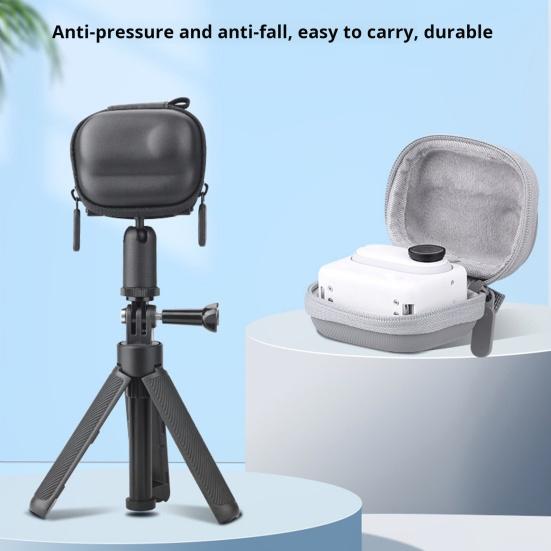 Портативная сумка для хранения, твердый чехол, мини-кейс для хранения, застежка-молния, ударопрочный, ударопрочный чехол для переноски Insta360 GO 3/3S