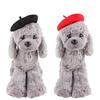 Yousheng Pet Hat Регулируемый милый берет с котом Удобный мягкий костюм для собаки Головные уборы Реквизит для фотосессии Домашние модные аксессуары