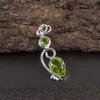 Peridot Gemstone Jewelry, 925 Solid Sterling Silver Jewelry, Beautiful Handmade Peridot Pendant, Women Pendant For Gift