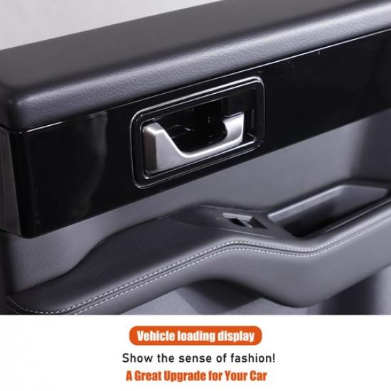 Glossy Black Door Handle Bowl Trim Protection Cover For Ineos Grenadier -25