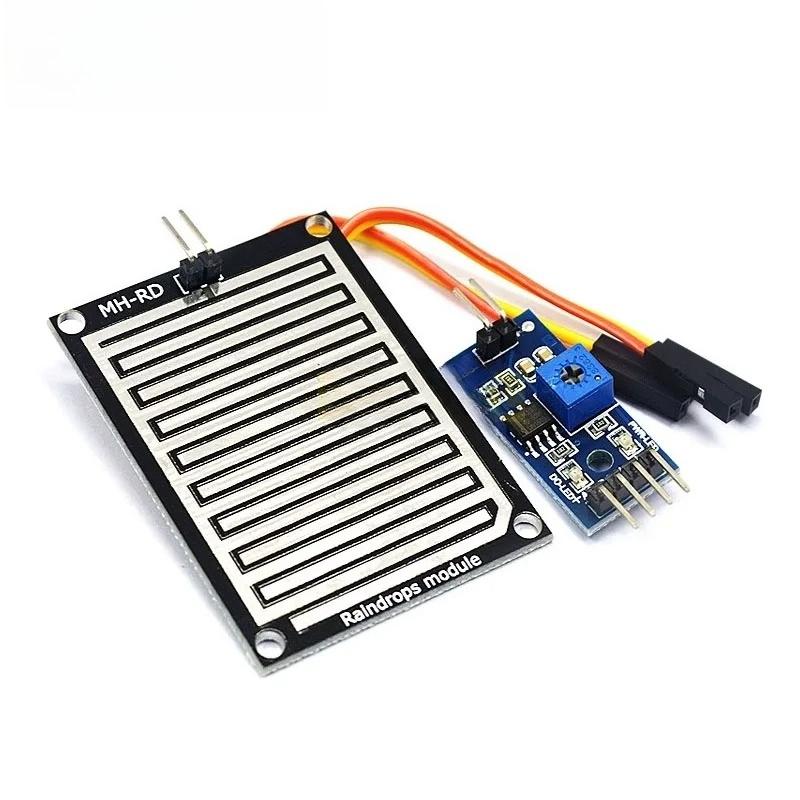 Digital Rain Snow Sensor Module w/Humidity Detection for Arduino ESP32 Raspberry Pi Weather Station DIY