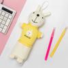 Simple Plush Rabbit Pencil Bag Cartoon Stationery Storage Box Fashion Student Pencil Case  School