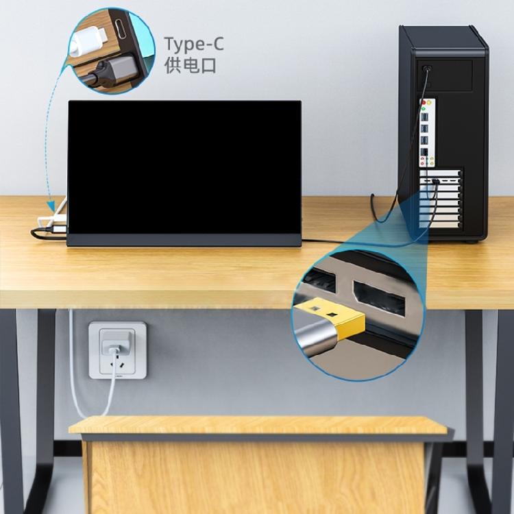 Кабель-переходник USB Type C на 4K@60Гц с поддержкой сенсорного ввода, кабель «папа» — «папа» Type C для мониторов
