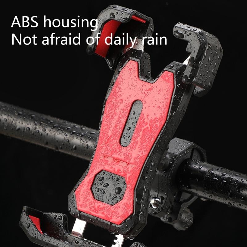 Motorcycle Phone Holder 360 Degree Rotating Handlebar/Rearview Mount Phone Cradles Scooter Bike Shockproof Stand