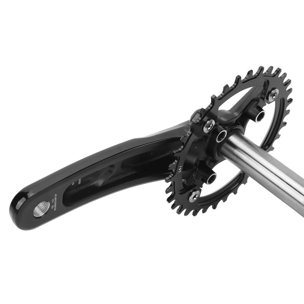 34T Bicycle Crankset Hollow 170MM Integrated Bike Crank and Chainring Set for Cycling 9 To 12 Speed