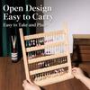 Wooden Earring Holder Organizer 4-layer Necklace Display Rack Jewelry Holder Display  for Boutique
