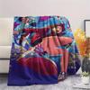 1Pc Dandadan Anime Print Flannel Blanket, High quality Comfortable for All Seasons, Home Decor, Warmth and Comfort, Perfect for Christmas Gifts 33