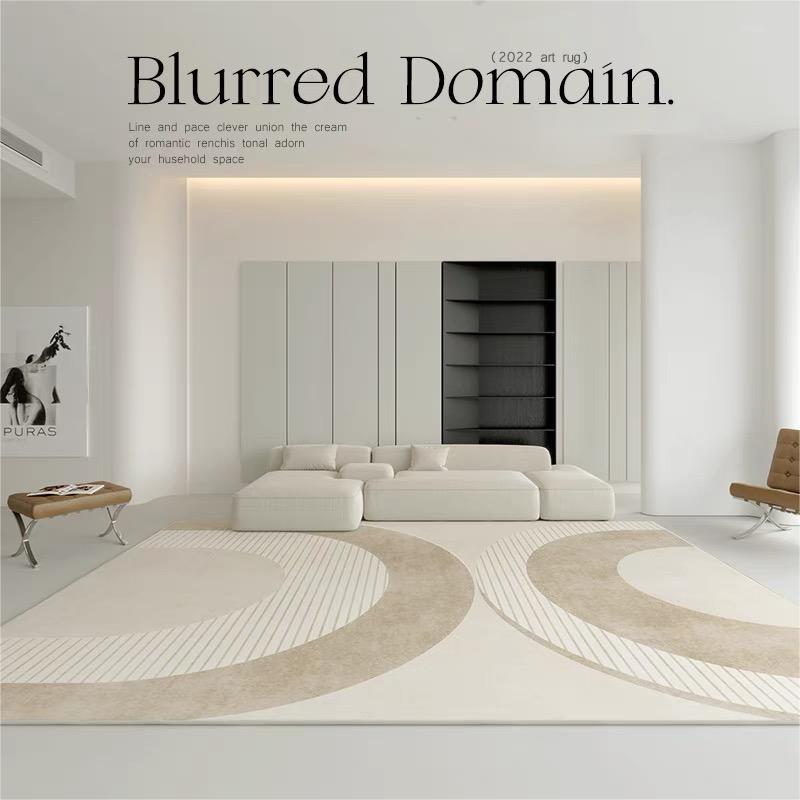 Living Room Circle Velvet Carpet Light Luxury Bedroom Bed Blanket Sofa Tea Table Cloakroom Floor Mat Home Decoration