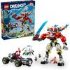 Конструктор LEGO Dreams Тигровый Мех Купера и Горячий Родстер Зеро для Детей 9-11 лет