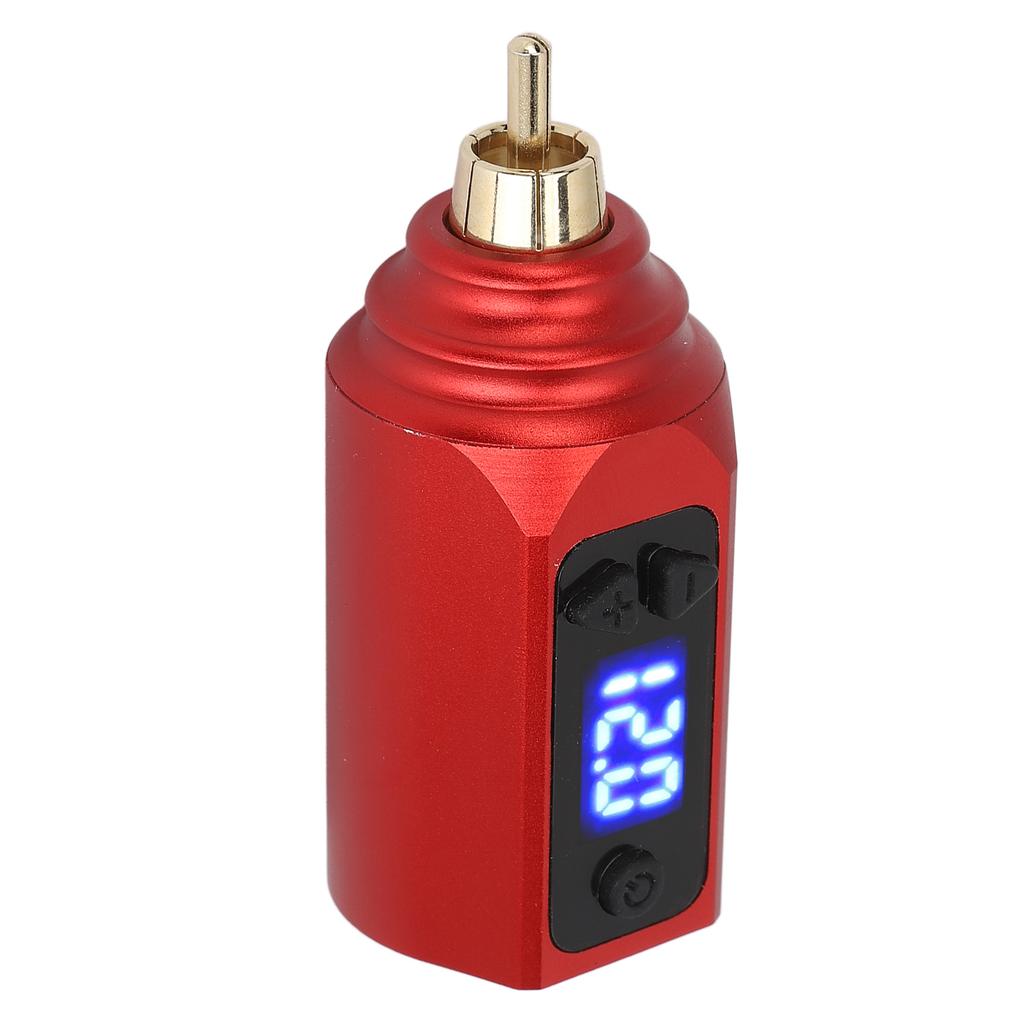 Беспроводной блок питания для татуировок со светодиодным дисплеем, USB-аккумулятор 1500 мАч, регулируемый аккумулятор для тату-ручки