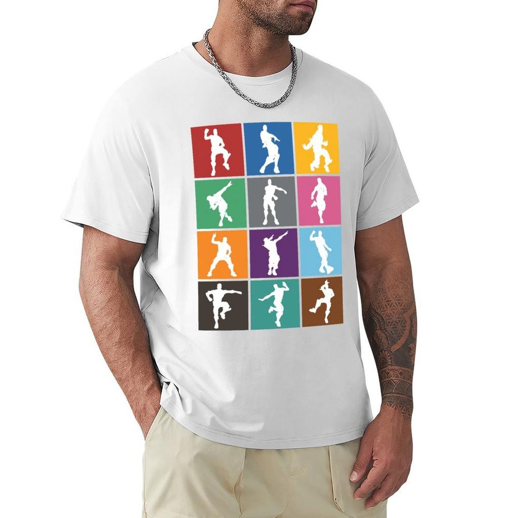 Battle Royale Victory Dance Rainbow Lattice Funny Classic TShirt Quick Dry Travel TShirt