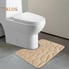 Коврик для унитаза износостойкий суперабсорбирующий нескользящий дизайн декоративный коврик для ванной комнаты в форме буквы U
