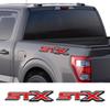 2 шт. Автомобильные наклейки STX Для Ranger F150 F-150 Raptor F-250 Super Duty STX OFF Road Пикап Виниловая наклейка Автоаксессуары для тюнинга