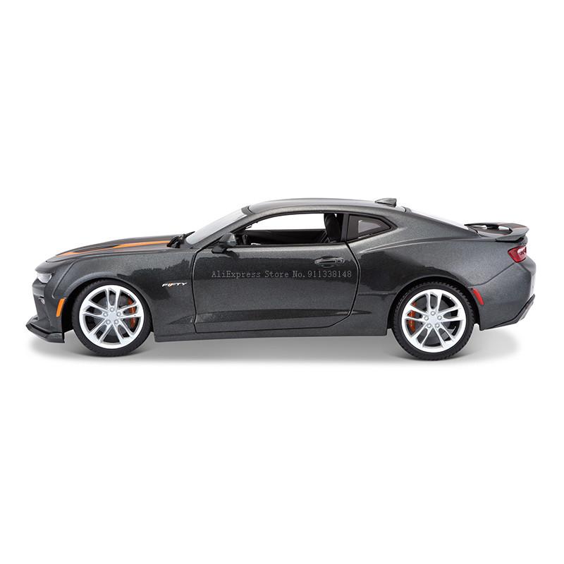 Майсто 1:18 2017 Chevrolet Camaro SS 50th Anniversary Фирменная Литая Модель Автомобиля из Сплава Статическая Модель Литья под Давлением Коллекция Подарок Игрушка Подарок